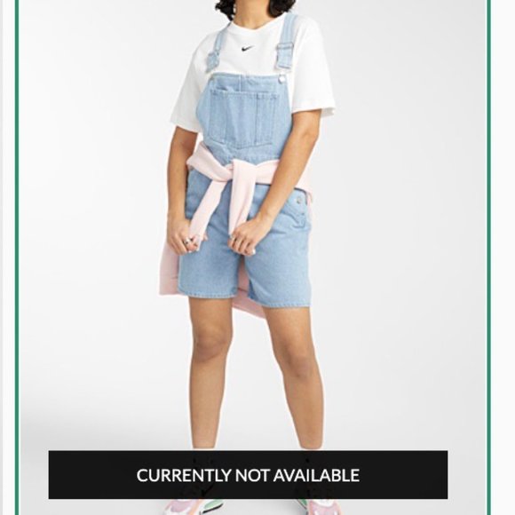 Denim Overalls Jumpsuit Shorts from Simons Twik - Picture 3 of 14